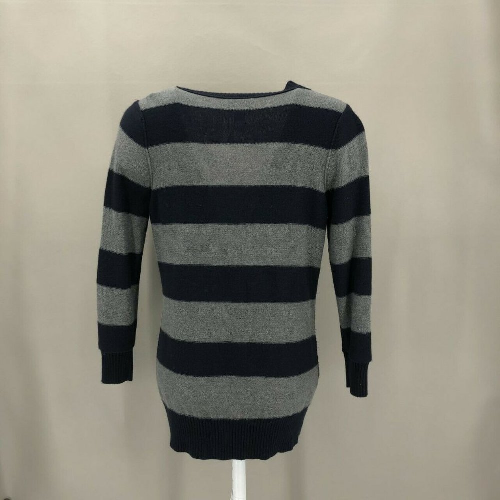 Ann Taylor Loft Striped Button Down Cardigan Sz S - Picture 4 of 6